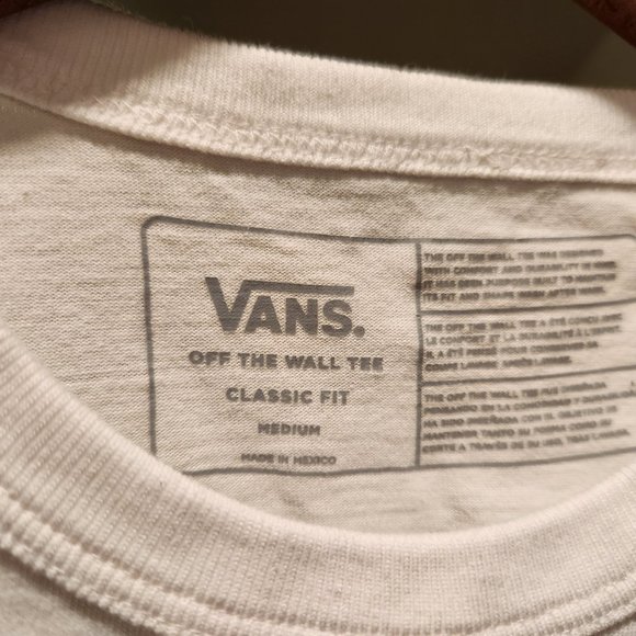 Vans Off The Wall Classic LS T-Shirt Size M - Picture 2 of 3